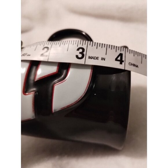 Dale Earnhardt Jr Black Coffee Mug with Raised #3 And Raised Name - Picture 7 of 8